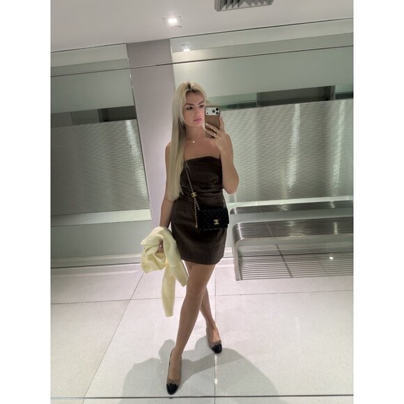 NWT GUCCI Swimsuit with Double G in Sparkling Jersey Sz M Light Pink - Picture 5 of 12